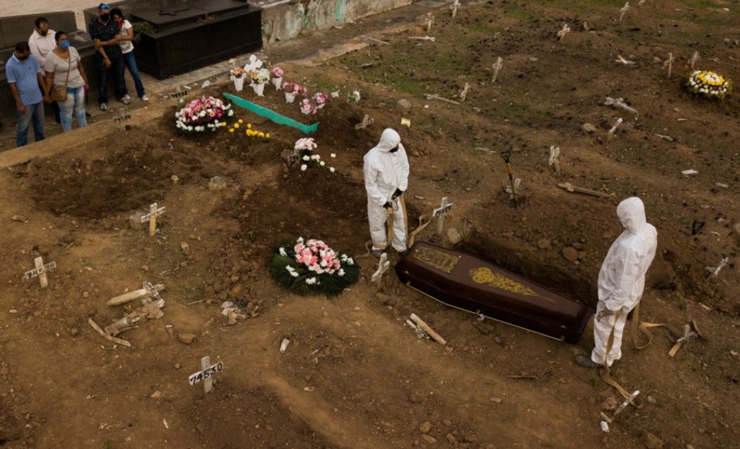 Acre supera a marca de 1.400 mortos pela covid-19 neste sábado